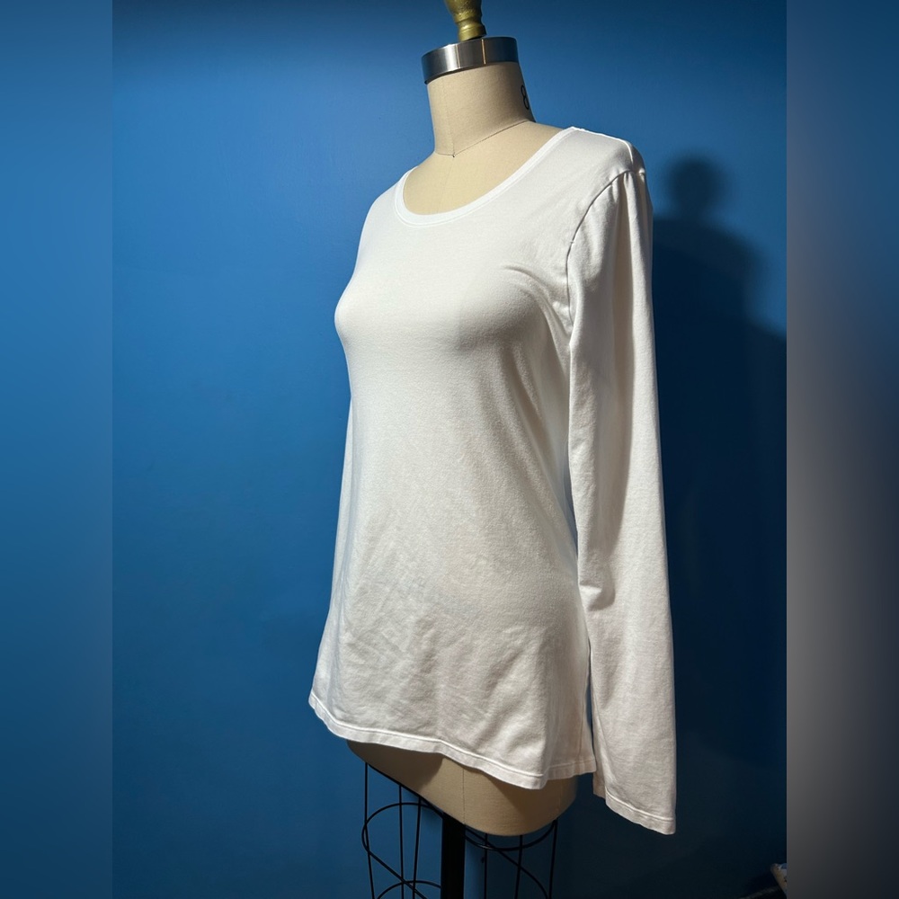 Classic White Long Sleeve Top